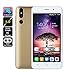 Price comparison product image Momola Fashion 5.0 inch Dual HD Camera Dual SIM Unlocked Smartphone, New Android 6.0 IPS Screen GSM/WCDMA Touch Screen WIFI Bluetooth GPS 3G Call Mobile Phone (Gold)