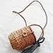 Produktbild ELEGENCE-Z Stroh Tasche, Gewebte Bogen Crossbody Strand Umhängetasche Trommel (13 * 17CM)