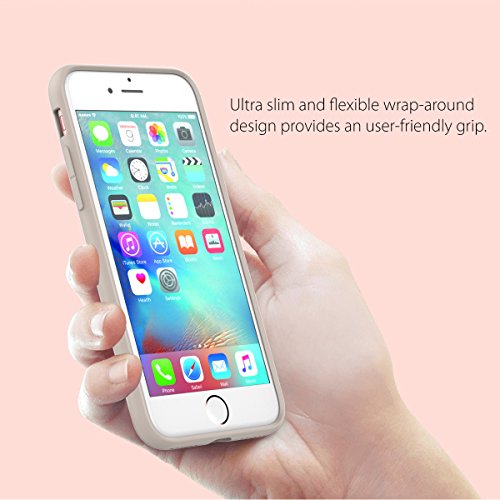 iPhone 7 Case, araree [Airfit] Ultra Slim Soft Flexible TPU Scratch Resistant Shockproof with Perfect Fit Vivid color for Apple iPhone 7 (2016) Eco Package (Stone)