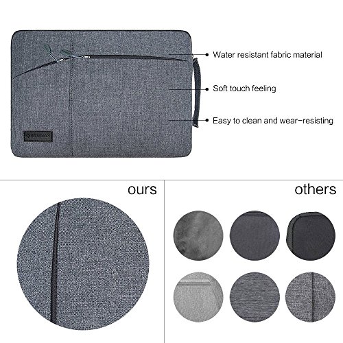 Yarrashop 11 Zoll Filz Sleeve Hülle Grau Ultrabook Laptop Tasche Retina Sleeve für 11/ 11,6 Zoll Tasche Macbook Air/ Pro Retina iPad Pro ) - 3