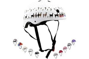 Kiddimoto - Casco da bicicletta per bambini, per bambini, bambini, età 2-10 anni, per la sicurezza su scooter, bicicletta, skateboard, mountain bike, regolabile, per adattarsi a teste piccole