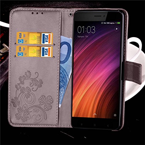 Erdong funda Para Xiaomi Redmi 4X 5 0 Flip Book-style Superior Rose PU de la carpeta de cuero de dise o impresi n flor Con la funci n del soporte y ranuras titular de la tarjeta para Xiaomi Redmi 4X 5 0 Gris reviews Erdong funda Para Xiaomi Redmi 4X 5 0 Flip Book-style Superior Rose PU de la carpeta de cuero de dise o impresi n flor Con la funci n del soporte y ranuras titular de la tarjeta para Xiaomi Redmi 4X 5 0 Gris