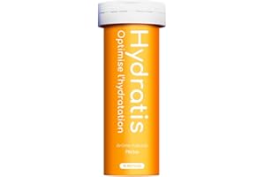 HYDRATIS - Pastilles Hydratation Electrolytes - Pêche - Améliore l'Hydratation et Favorise l'Énergie - Formule Isotonique - Sport, Récupération, Bien-être - 1 mini tube (10 Pastilles)