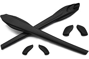 HKUCO Jambe de rechange en silicone pour Oakley Flak 2.0/Flak 2.0 XL Des lunettes de soleil Trousse d'oreille en caoutchouc