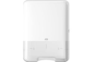 Tork 553000 Dispensador Mini de Toallas de Mano Plegadas en C y ZZ, Blanco