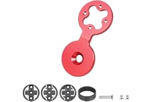 CNANRNANC 7 tapas superiores para auriculares de bicicleta, cubierta para auriculares de potencia, soporte para computadora de bicicleta para WAHOO para BRYTON (rojo)