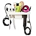 Produktbild Fönhalter ohne Bohren, Multifunktionale Badezimmer regal Wandhalterung halter Für Haartrockne, Zahnpasta, Zahnbürstenhalter, Kamm, Kosmetika 28 x 11 cm