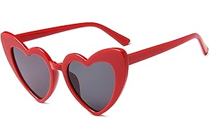 crazy bean Gafas De Sol Corazón Polarizadas Retro Para Mujer Gafas Fiesta Protección UV400