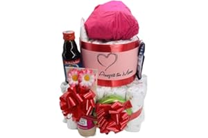 WINDELZAUBEREI Windeltorte Mama | Wellness - Auszeit für Mama | Baby Geschenk für Mama & Baby zur Geburt