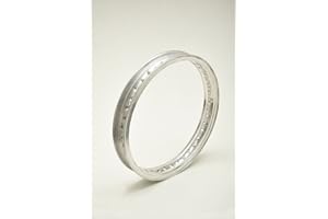 PIRINI MOTO Jante en aluminium avec bord et profil H pour moto d'époque jusqu'aux années 70 Wheel Rim WM2 1,85 x 19 36 trous