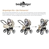 Bergsteiger Rio Kombikinderwagen + Softtragetasche + Wickeltasche (10 – Teile; 8 Farben) - 3