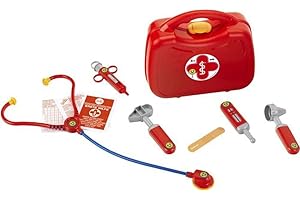Theo Klein 4265 Doktorkoffer mit Zubehör I Stethoskop, Spritze, Thermometer u.v.m. I Maße: 21,5 cm x 9 cm x 20 cm I Spielzeug für Kinder ab 3 Jahren