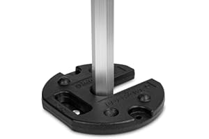 SET OF 4 BULHAWK 10KG HEAVY DUTY IRON STEEL POP UP GAZEBO LEG WEIGHTS PLATES