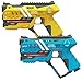Produktbild Light Battle Laser Tag Set: 2 Anti-Cheat Laserpistolen - Gelb + Blau | LBAP10248AC