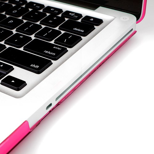 GMYLE Macbook Pro 13 hülle Rosenrot gummierte See Thru Hülle Hartschale Hartschalenkoffer Schutzhülle Schutzabdeckung Etui Notebookhülle Hard Case Cover Gehäuse für Apple Macbook Pro 13 Zoll - 5