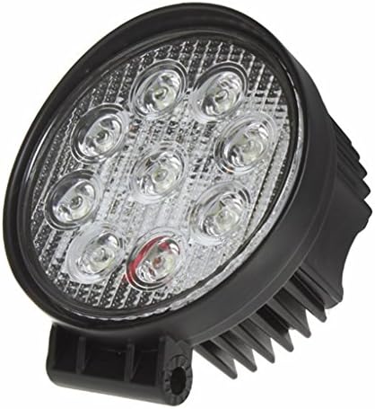 @light bar 4" 27W Round High Power Offroad LED Light Flood Off Road Worklight For Car For Jeep Cabin Boat Truck Tractor ATVs ( Color : A )