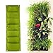 Produktbild FairytaleMM 96 * 30 cm Grün Vertikalen Garten Pflanzer Wand Befestigung Blume Wachsen Tasche 7 Tasche Gemüse Living Garden Bag Hause Liefert, grün