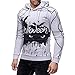 Produktbild Soupliebe Herren Halloween Printed Pullover Langarm Kapuzenpulli Tops Bluse
