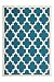 Produktbild Teppich Wohnzimmer modern Carpet geometrisches Design RUG Manolya 2097 Türkis 80x150cm | Teppiche günstig online kaufen