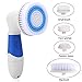 ACEVIVI Skin Cleansing Face and Body Brush Microdermabrasion Exfoliator System Multi-functional 4 in 1 Face and Body Brush, Water Resistant, Deep Pore Cleaning, Blue
