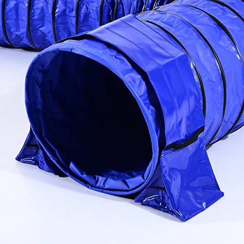 PawHut-PVC-Pet-Tunnel-Support-Premium-Sand-Bags-Holder-Fixation-Dog-Agility-Exercise-Training-Steady-For-60cm-Tunnel-without-tunnel