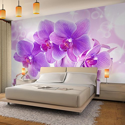 Fototapete Orchidee 352 x 250 cm – Vliestapete – Wandtapete – Vlies Phototapete – Wand – Wandbilder XXL – !!! 100% MADE IN GERMANY !!! Runa Tapete 9012011b - 3