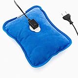Esta bolsa de agua caliente eléctrica permite de tener en la mano una bouillote caliente durante 2 horas, en menos de 10 minutos. Es muy práctica.