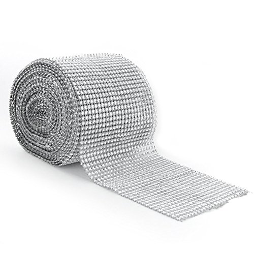 LEORX Strassborte Strassband Diamant Strass Kristall band Wrap Roll Party und Hochzeitsdekoration