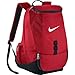 Produktbild Nike Herren Club Team Swoosh Fußball Rucksack mit Regen Klappe für sichere Aufbewahrung, große Dual Reißverschluss Fach ideal für Sport und Schule (rot)