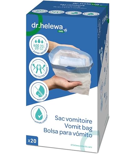 Sacchetti Vomito 1000 Ml SGERUFZ - 4 Pezzi Per Nausea Da Viaggio E Gravidanza - Foto 11