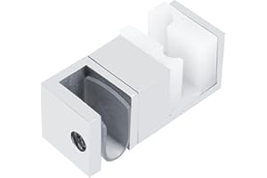 LIEBEWH Guida Inferiore per Porta Scorrevole della Doccia Guida Inferiore per Porta Scorrevole in Plastica Antiruggine Supporto per Guida per il Bagno