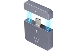 PANLOUTING M.2 NVMe 2230 SSD Caja de Disco Duro Externo, Adaptador USB Tipo C 10Gbps USB3.2 Gen2, para M.2 NVMe PCIe M Key /M+B Key SSD, Compatible con Celular Android Tablet Laptop