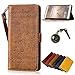 Produktbild PU für Huawei Ascend Mate 9 Hülle Lederhülle Flip Wallet Cover PU + TPU Tasche PU Schutz Etui Schale Schutzhülle Für Huawei Ascend Mate 9 mit Magnetverschluss Magnetic Flip Bookstyle Multi-Function Protektiv Kunstleder (+Staubstecker) (1)