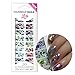 New ThumbsUp Nails Lite - 1000 Pieces Shattered Glass Nail Wraps 20 Wraps / Pack