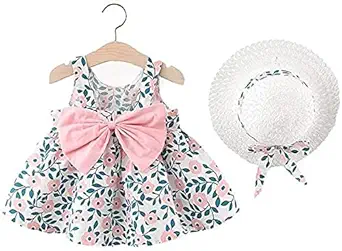 Z SIGNS Baby Girls Cotton Blend Fit and Flare Casual Dress Designer Frock