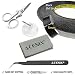 Produktbild ACENIX Universal Reparaturset 5 mm breit Doppelseitige Schicht Klebstoff Klebeband Aufkleber für Handy Kleber LCD Display und Touch Screen Digitizer Glas Apple Samsung HTC LG Nokia Sony Blackberry Motorola Huawei Google iPhone 3 G 3 GS 4 4S 5 5S 6 6S 6S Plus iPad 2 3 4 5 mini iPod Touch Galaxy S3 S4 S5 S6 S6 Edge S6 Edge Plus/S S2 S3 S4 Note [ACENIX Universal Reparaturset Professionelles Set enthalten spezielle Schere, Pinzette und Reinigungstuch]