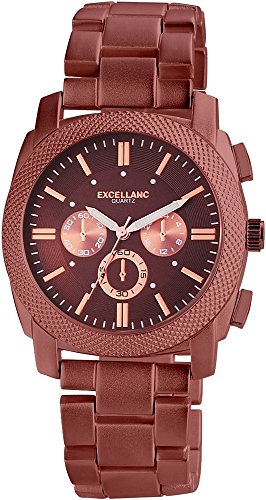 Excellanc Herren-Armbanduhr XL Analog Quarz verschiedene Materialien 280957000002 Excellanc Herren-Armbanduhr XL Analog Quarz verschiedene Materialien 280957000002