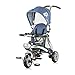 Produktbild Chipolino Tricycle Maverick Dreirad 5 in 1, Laufrad, Sitz drehbar, EVA-Reifen jeans blau