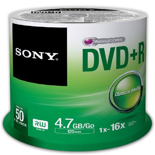 Preisvergleich Produktbild DVD+R 4.7GB / 120Min / 16x Cakebox (50 Disc)