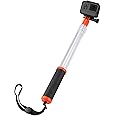 TELESIN Waterproof Transparent Extension Float Floating Monopod with Remote Clip Extendable Selfie Stick for GoPro 6 5 4 3+ 3 SJ4000 SJ5000 SJ7000 Xiaoyi YI 4K/4K+ Action Cameras Accessories