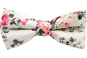 DB DICKIE BOW Nœud papillon élastique en coton de luxe pour enfants garçons