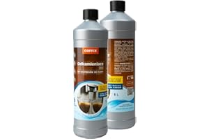 COFFIX Uniwersalny odkamieniacz do ekspresów do kawy ECO 1L - Wydajny, nawet do 20 cykli czyszczenia - Kompatybilny z Delonghi, Jura, Siemens, Krups, Melitta, Nivona, Dr. Coffee