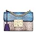 Produktbild TianWlio Handtasche Damen Mädchen Mode Schlangenleder Muster Tasche Crossbody Umhängetasche Blau