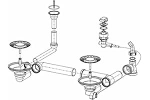 Ab- und Überlaufgarnitur für die FRANKE Spüle Atlantis ALX 654 / Ablaufgarnitur / Ersatzteil