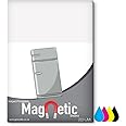 A4 Magnetic White Sheets | Compatible with Inkjet Printers | Gloss & Matt Available | 5 Sheet Pack | Create Your Own Fridge Magnets (Matt)
