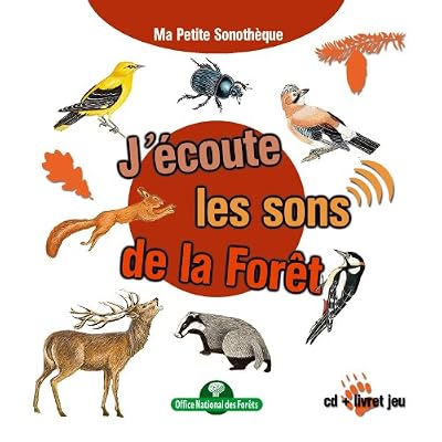 Nashvert j´écoute les sons de la forêt inclus livret 32 pages