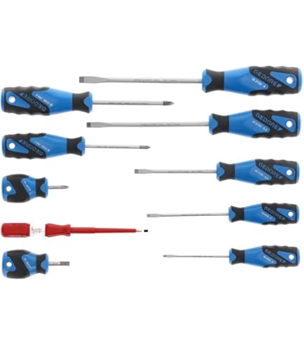 GEDORE R36401009 haakse stiftsleutelset TX met kleurcodering 9-delig