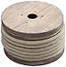Price comparison product image Rayher Fabric Cord, 4mm ø, on Wooden, Bobbin 4m, Taupe, 7.6 x 7.6 x 4.4 cm
