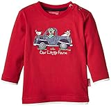 SALT AND PEPPER Baby Long-Sleeved Shirt for Boys Long-Sleeved Shirt with Tractor Motif, 2in1, Single Colour