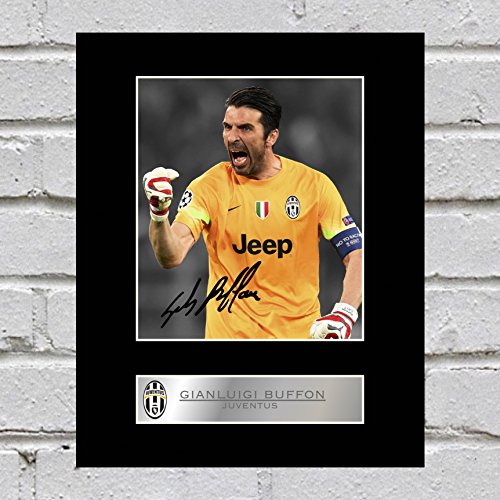 Gianluigi Buffon Signiert Foto Display Juventus FC